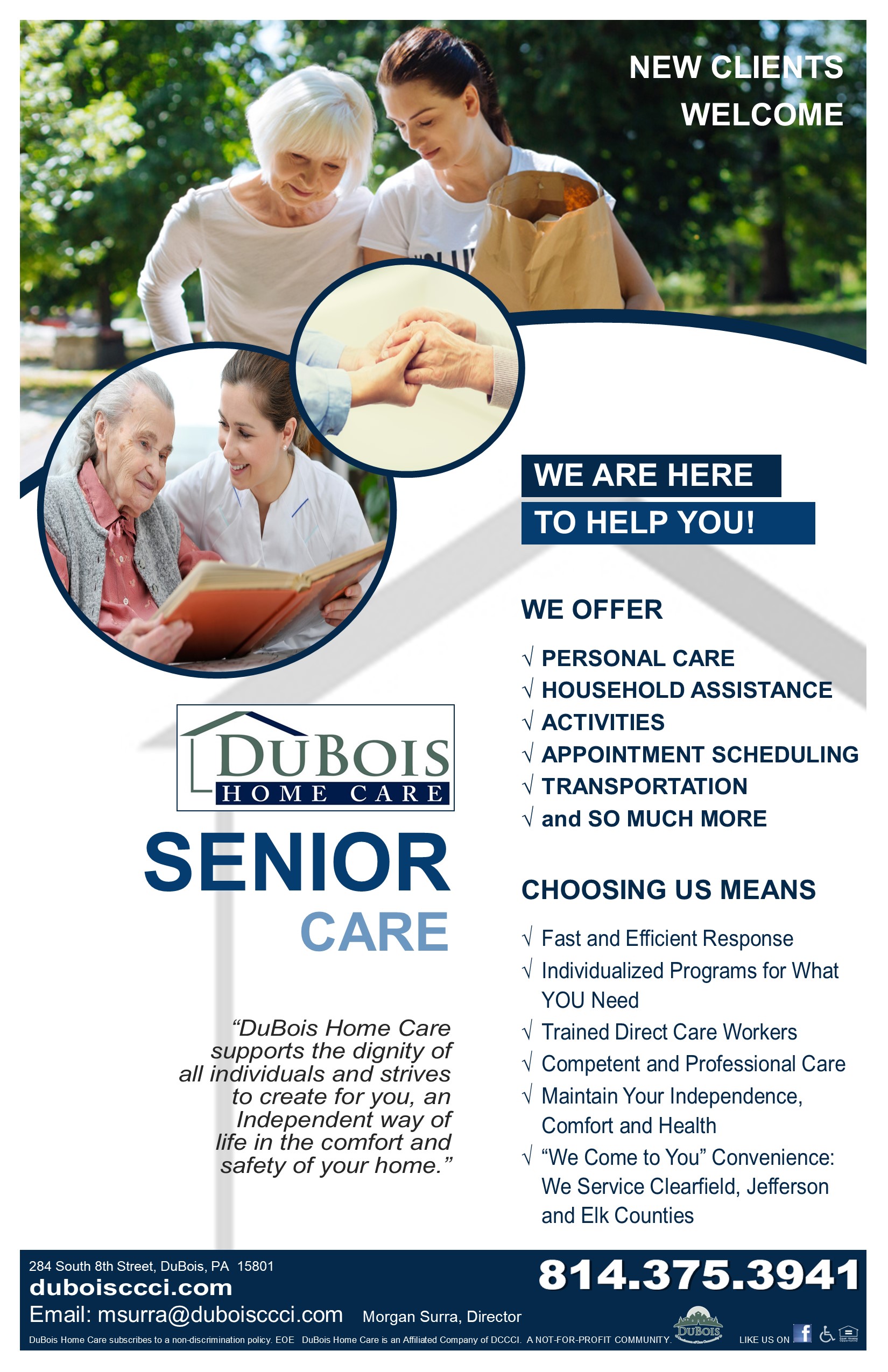 2024 DuBois Home Care Services Ad Use1